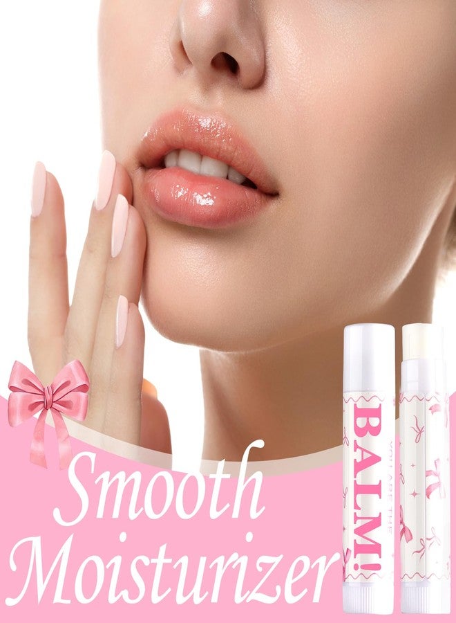 Lonfliness 15 Pack Pink Bow Lip Balm Bulk Coquette Bow Thank You Gifts Appreciation Moisturizing Lip Care Set Valentine's Galentine's Day Bachelorette Party Favor for Women Wedding Bridal Spring Supplies - Image 5